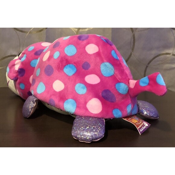 FlipaZoo Flipquin Gugu Panda Mabli Monkey Reversible Sequin Plush Stuffed Toy - Picture 5 of 13
